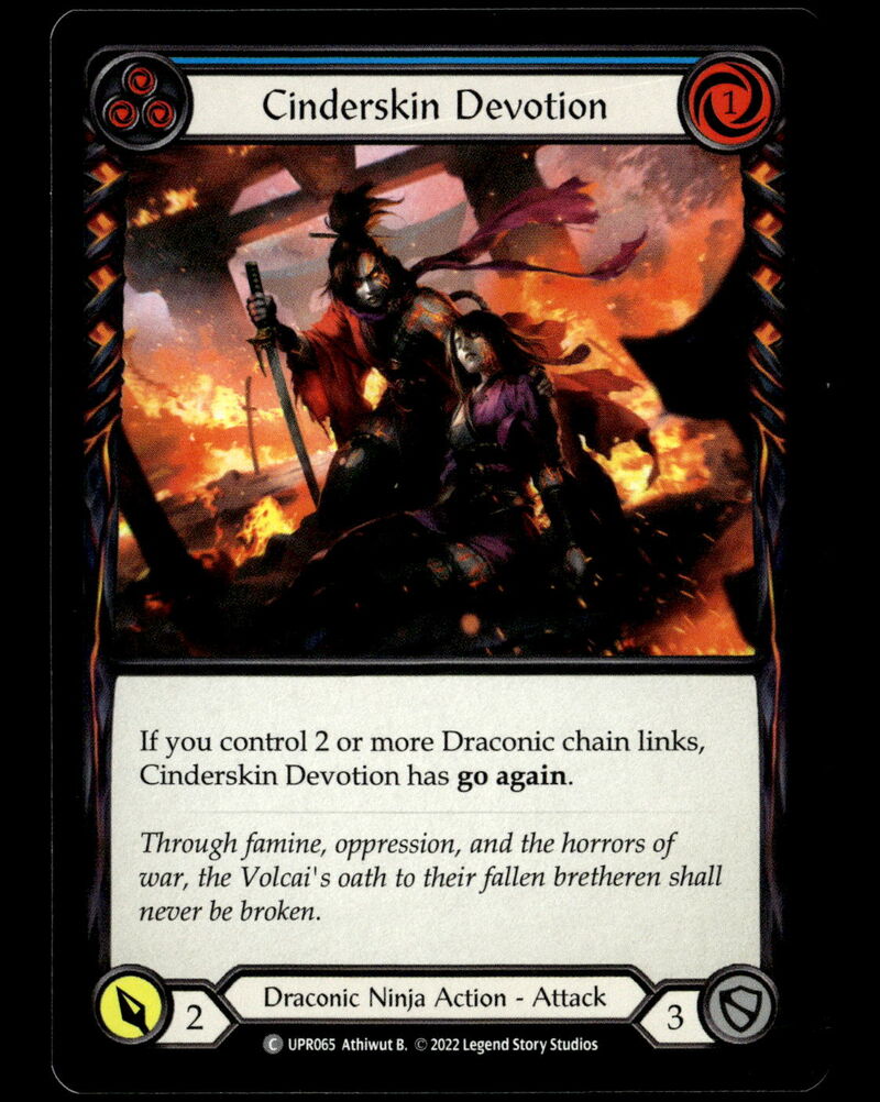Uprising #UPR065 Cinderskin Devotion (Blue)