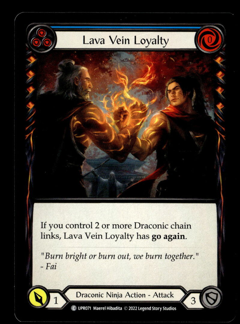 Uprising #UPR071 Lava Vein Loyalty (Blue)