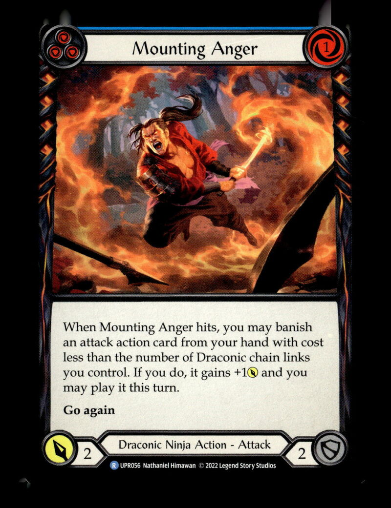 Uprising #UPR056 Mounting Anger (Blue)