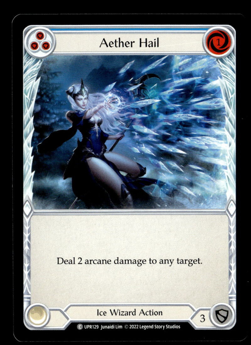Uprising #UPR129 Aether Hail (Blue)
