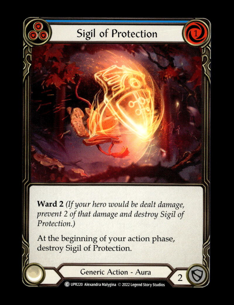 Uprising #UPR220 Sigil of Protection (Blue)