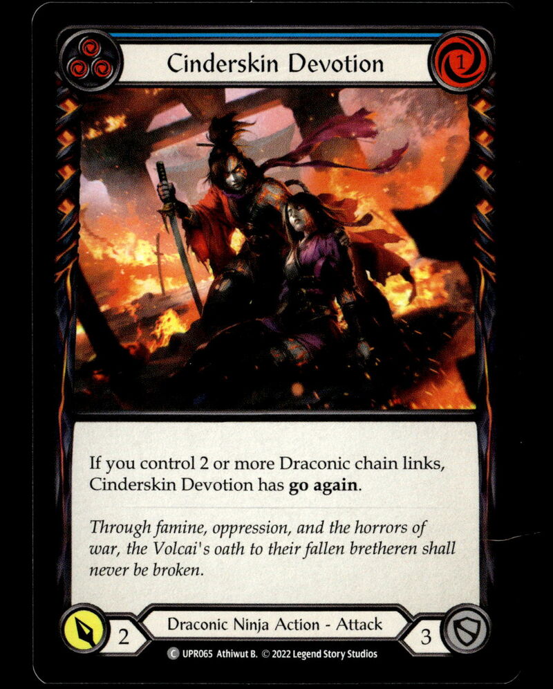 Uprising #UPR065 Cinderskin Devotion (Blue)