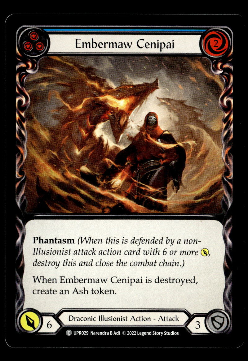 Uprising #UPR029 Embermaw Cenipai (Blue)
