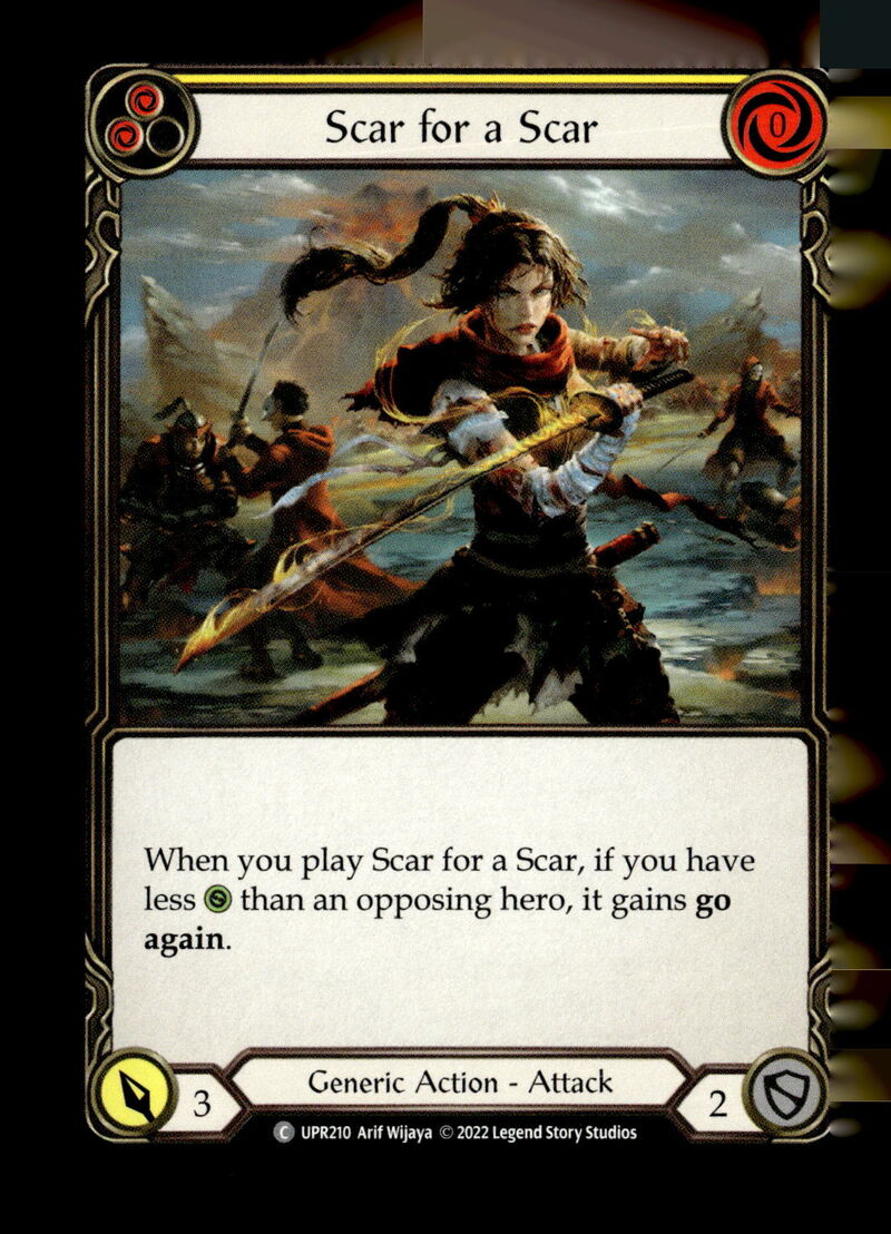 Uprising #UPR210 Scar for a Scar (Yellow)