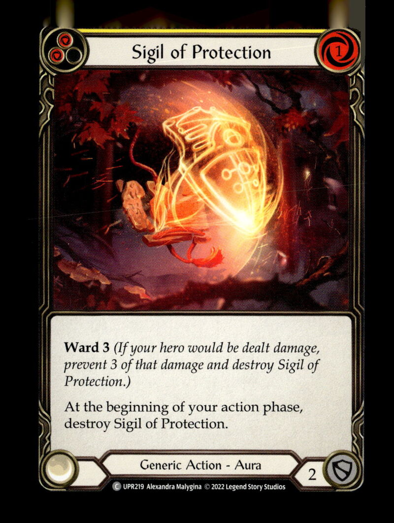 Uprising #UPR219 Sigil of Protection (Yellow)