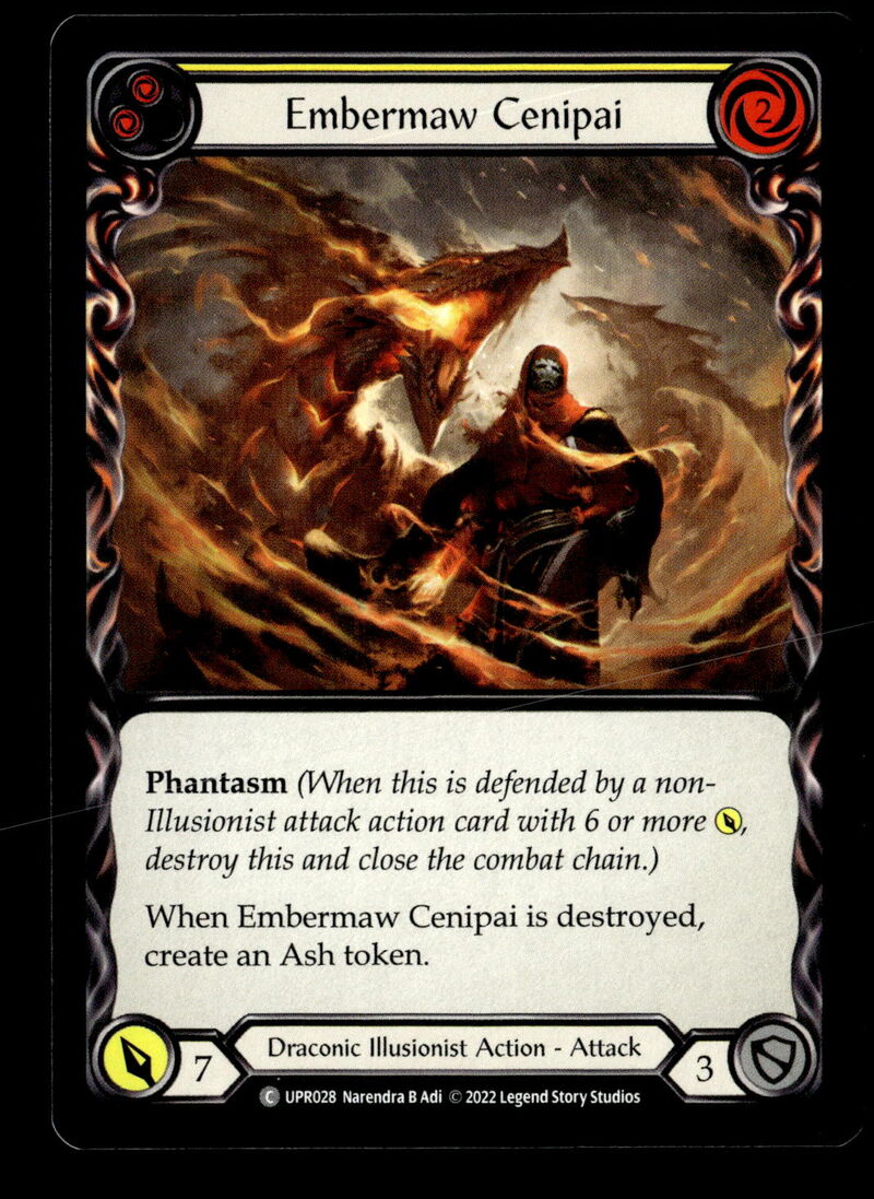 Uprising #UPR028 Embermaw Cenipai (Yellow)