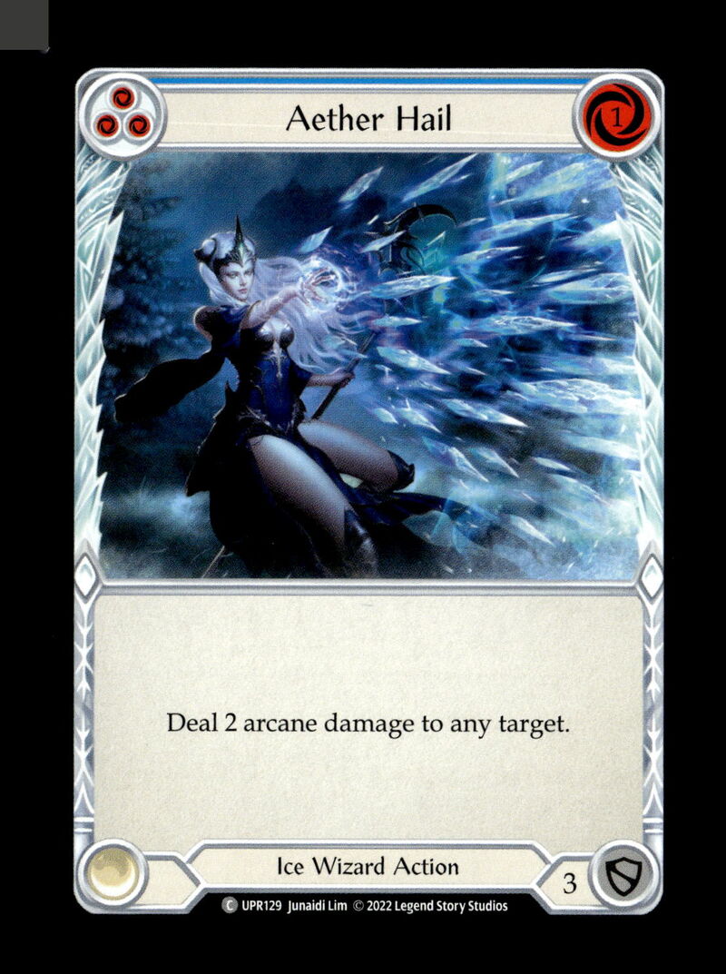 Uprising #UPR129 Aether Hail (Blue)