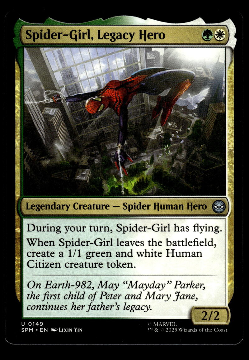 Marvel's Spider-Man #149 Spider-Girl, Legacy Hero