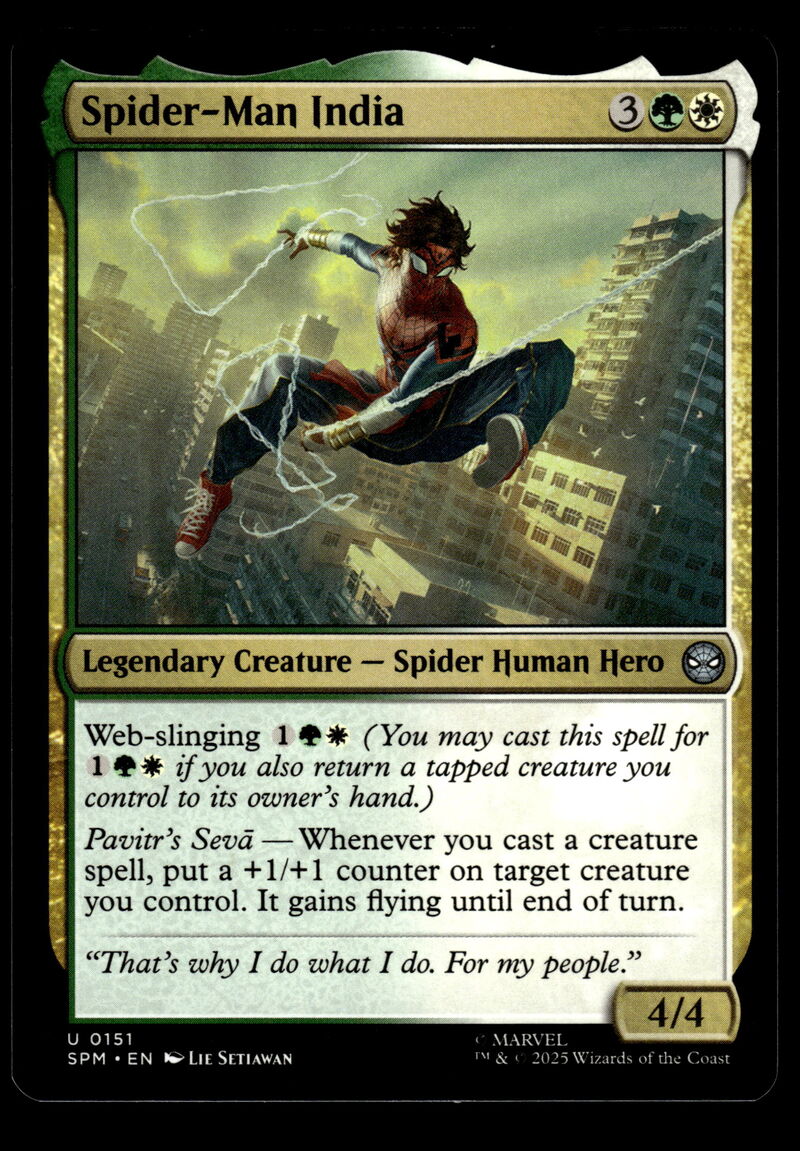 Marvel's Spider-Man #151 Spider-Man India
