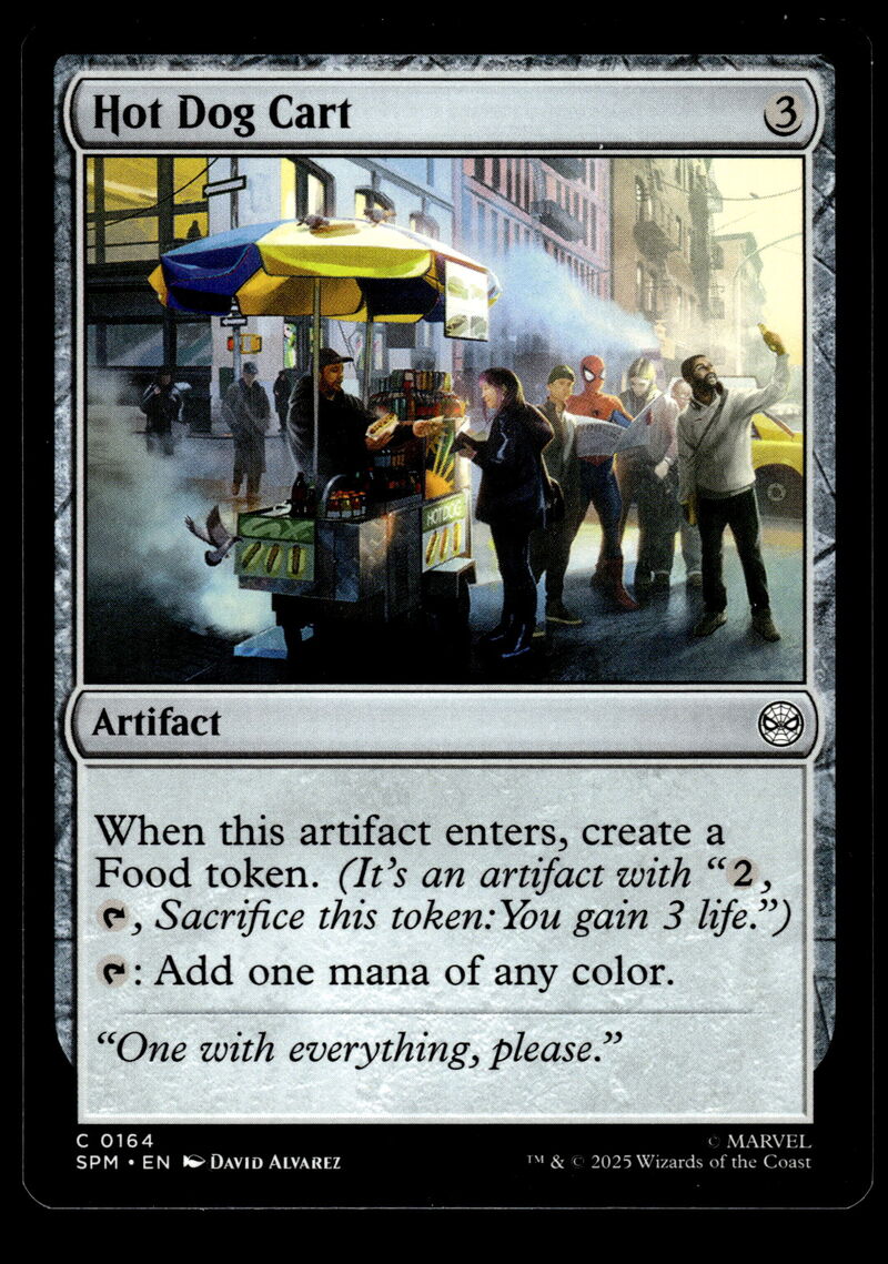 Marvel's Spider-Man #164 Hot Dog Cart