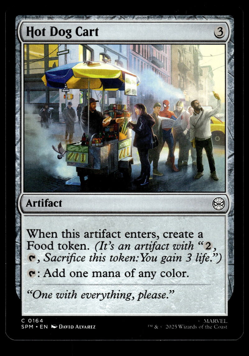 Marvel's Spider-Man #164 Hot Dog Cart
