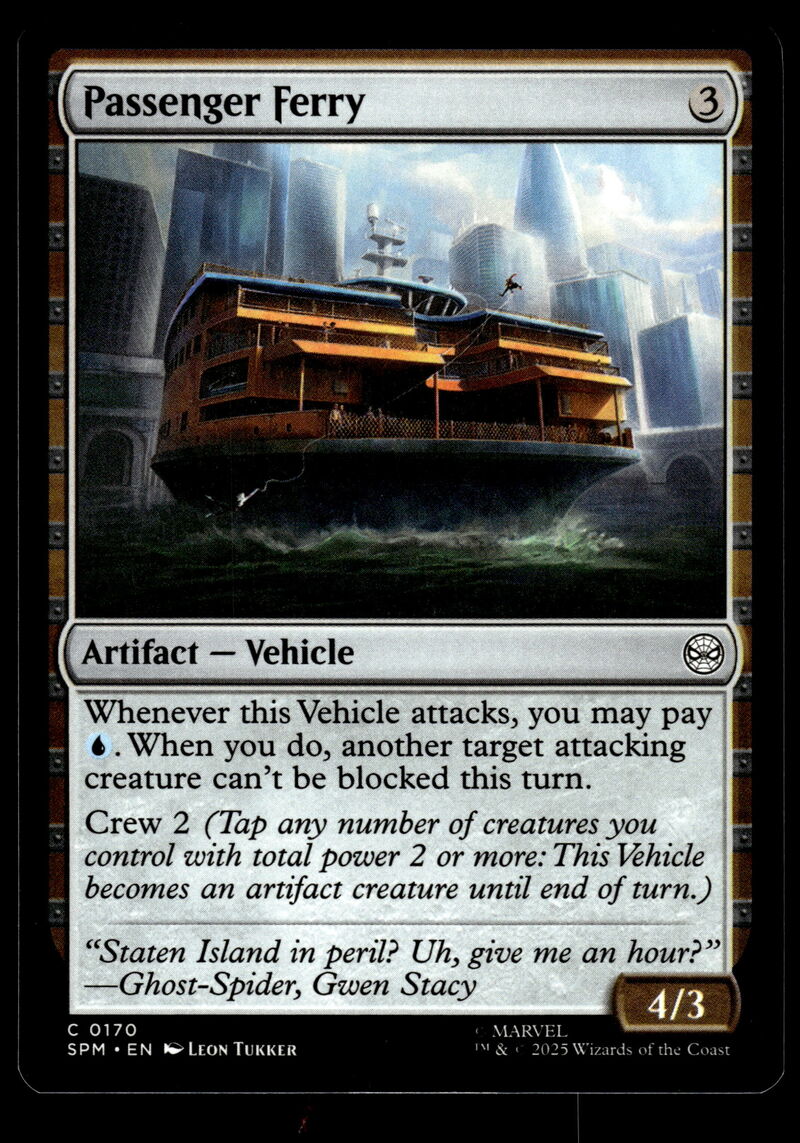 Marvel's Spider-Man #170 Passenger Ferry