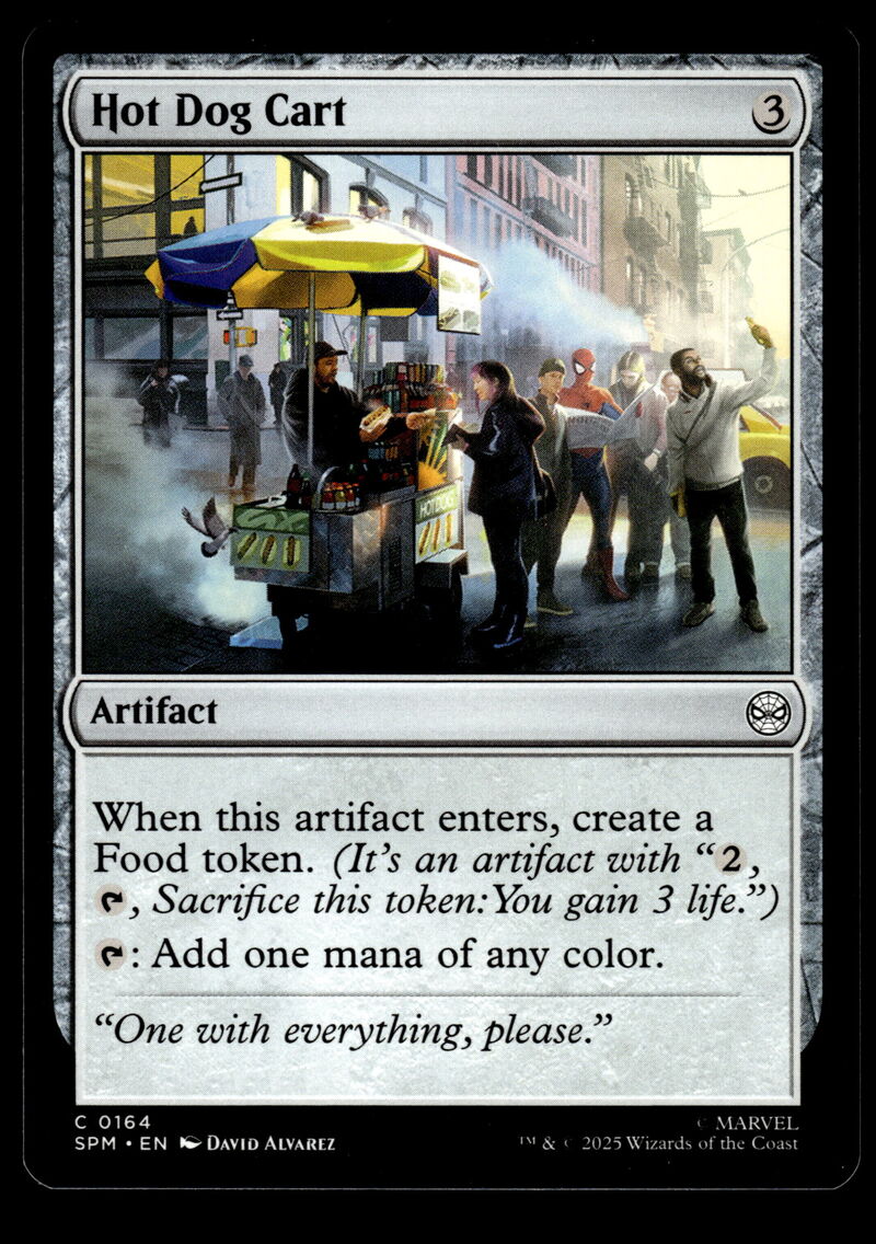 Marvel's Spider-Man #164 Hot Dog Cart
