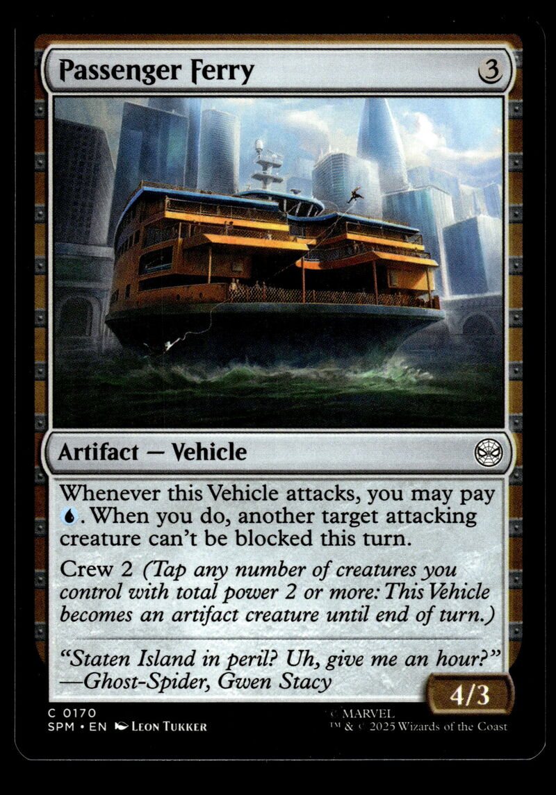 Marvel's Spider-Man #170 Passenger Ferry