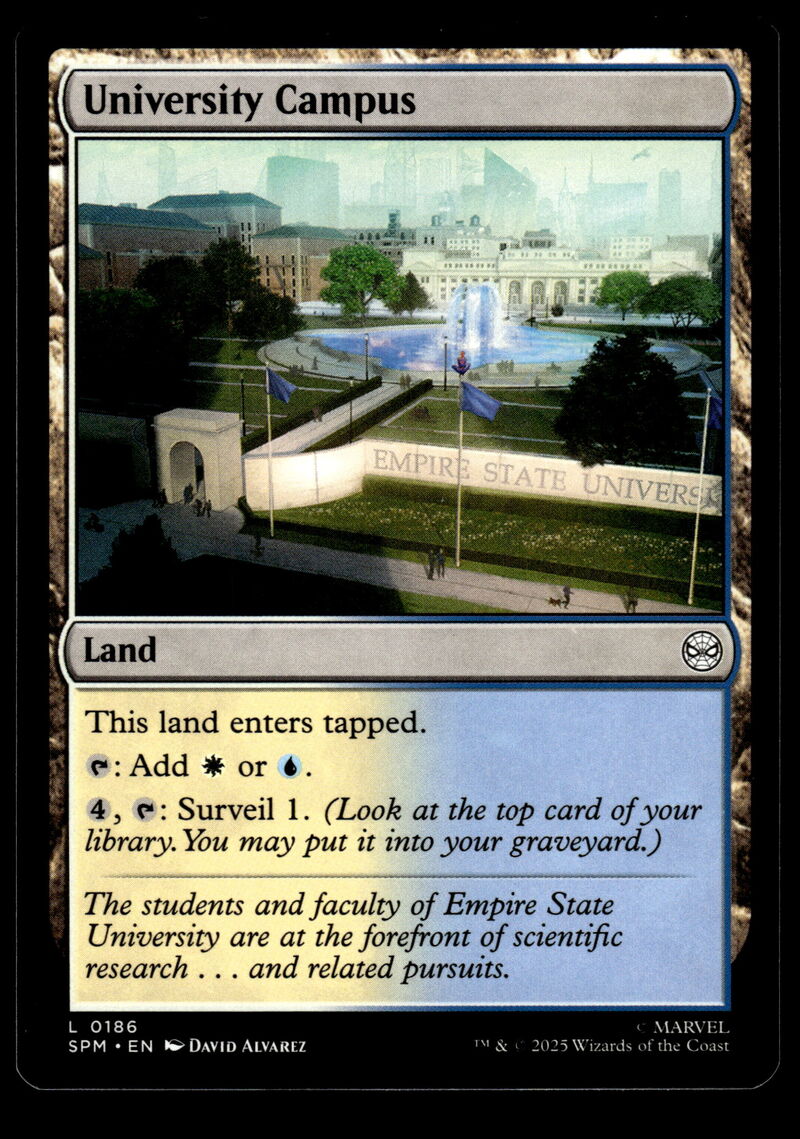 Marvel's Spider-Man #186 University Campus