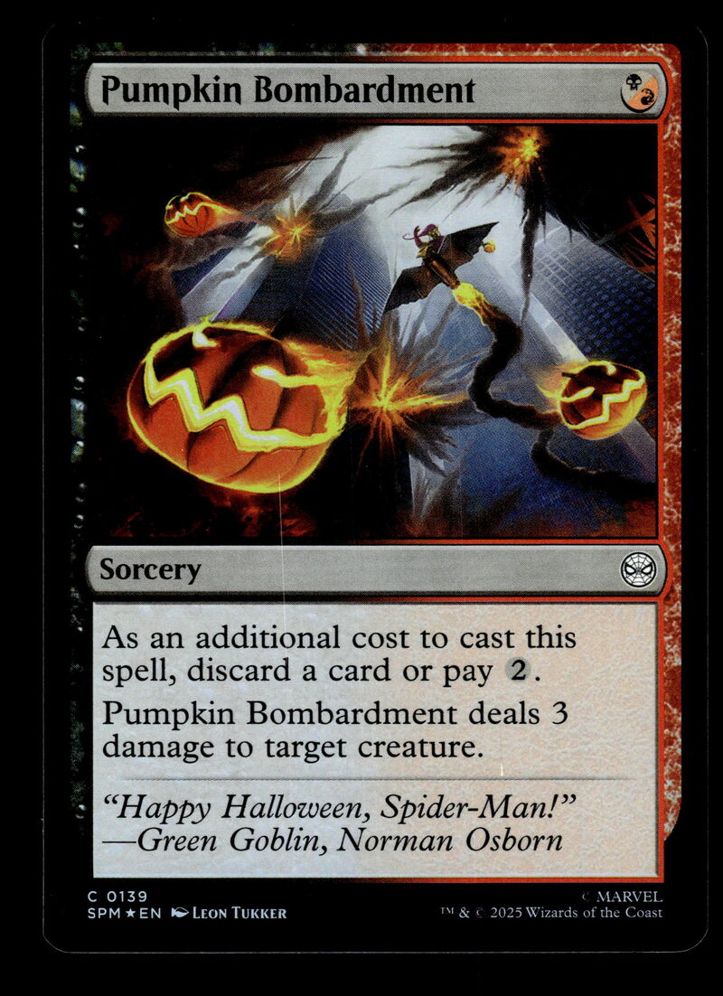 Marvel's Spider-Man #139 Pumpkin Bombardment