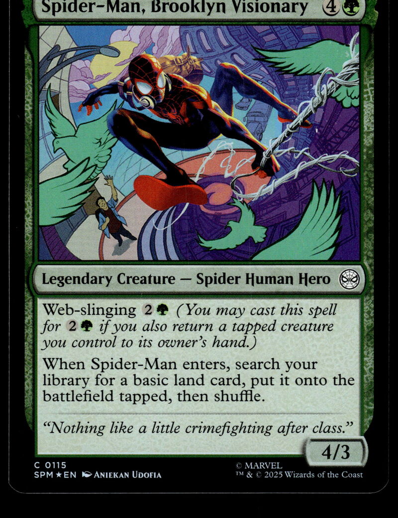 Marvel's Spider-Man #115 Spider-Man, Brooklyn Visionary