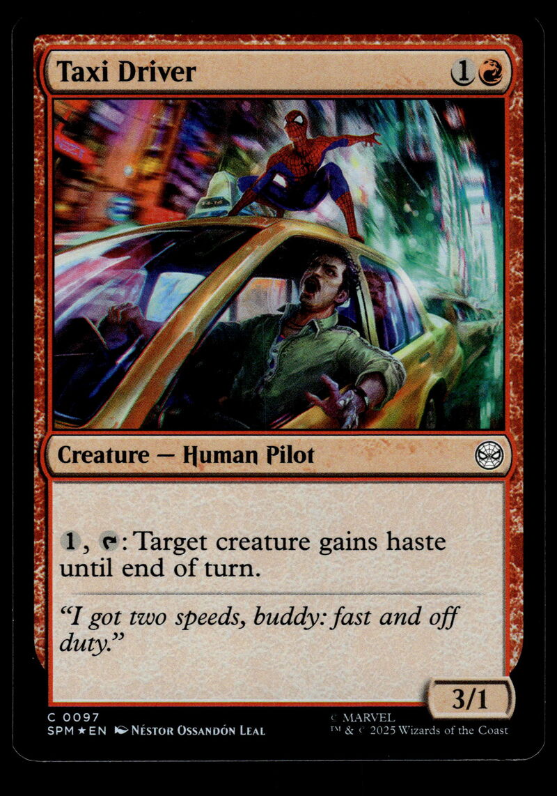 Marvel's Spider-Man #97 Taxi Driver