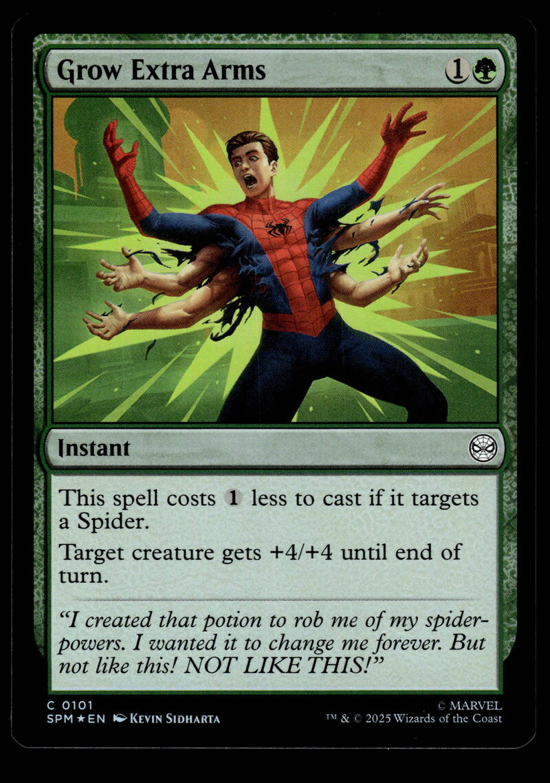 Marvel's Spider-Man #101 Grow Extra Arms
