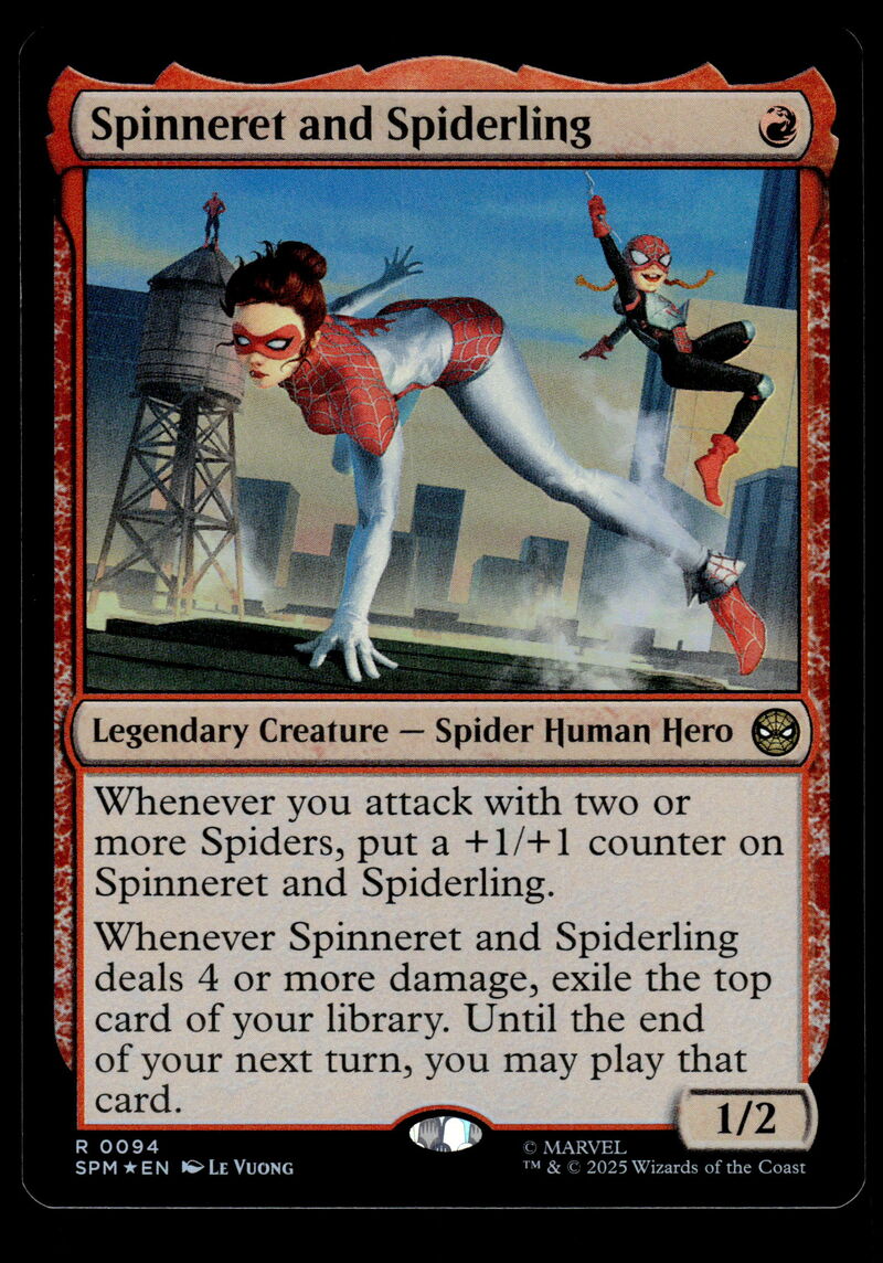 Marvel's Spider-Man #94 Spinneret and Spiderling