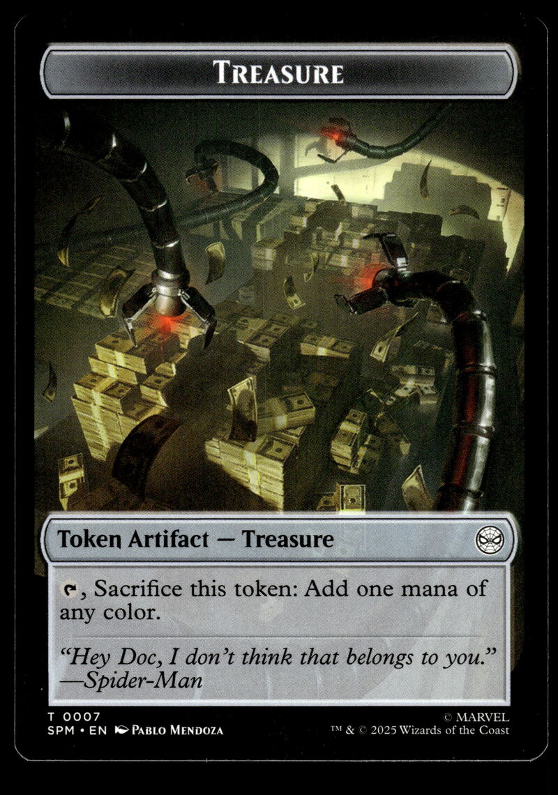 Marvel's Spider-Man #4 // 7 Human Citizen // Treasure Double-Sided Token