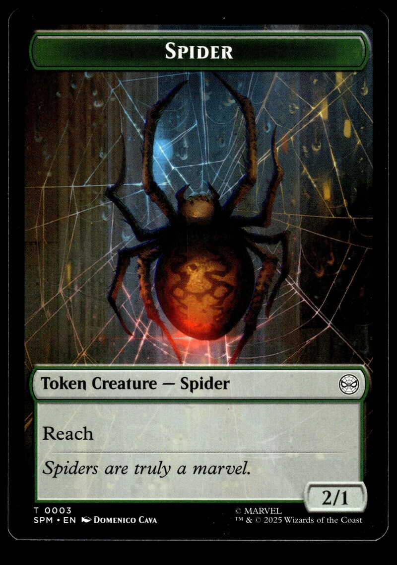 Marvel's Spider-Man #3 // 7 Spider // Treasure Double-Sided Token