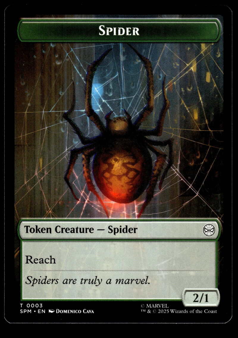 Marvel's Spider-Man #3 // 7 Spider // Treasure Double-Sided Token