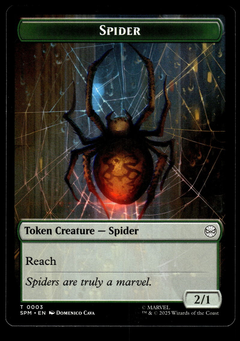 Marvel's Spider-Man #3 // 7 Spider // Treasure Double-Sided Token