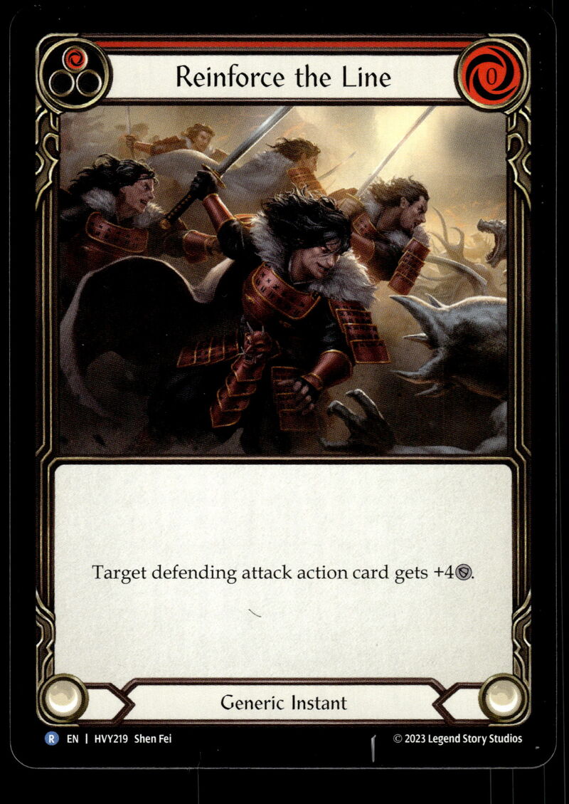 Heavy Hitters #HVY219 Reinforce the Line (Red)