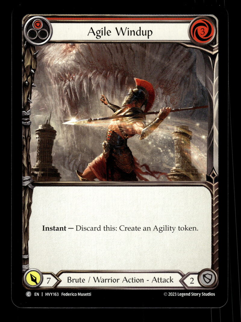 Heavy Hitters #HVY163 Agile Windup (Red)