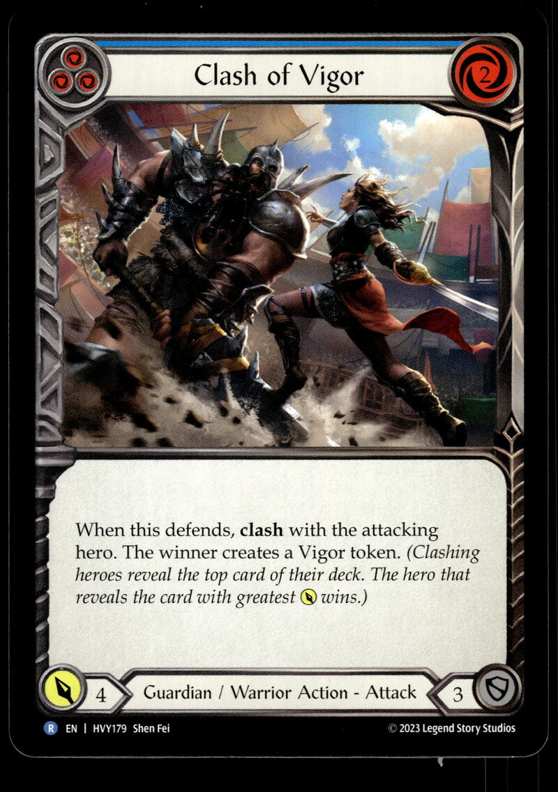 Heavy Hitters #HVY179 Clash of Vigor (Blue)