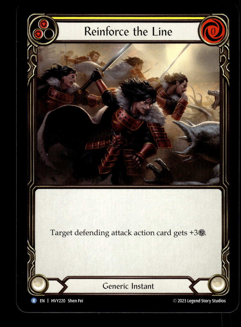 Heavy Hitters #HVY220 Reinforce the Line (Yellow)