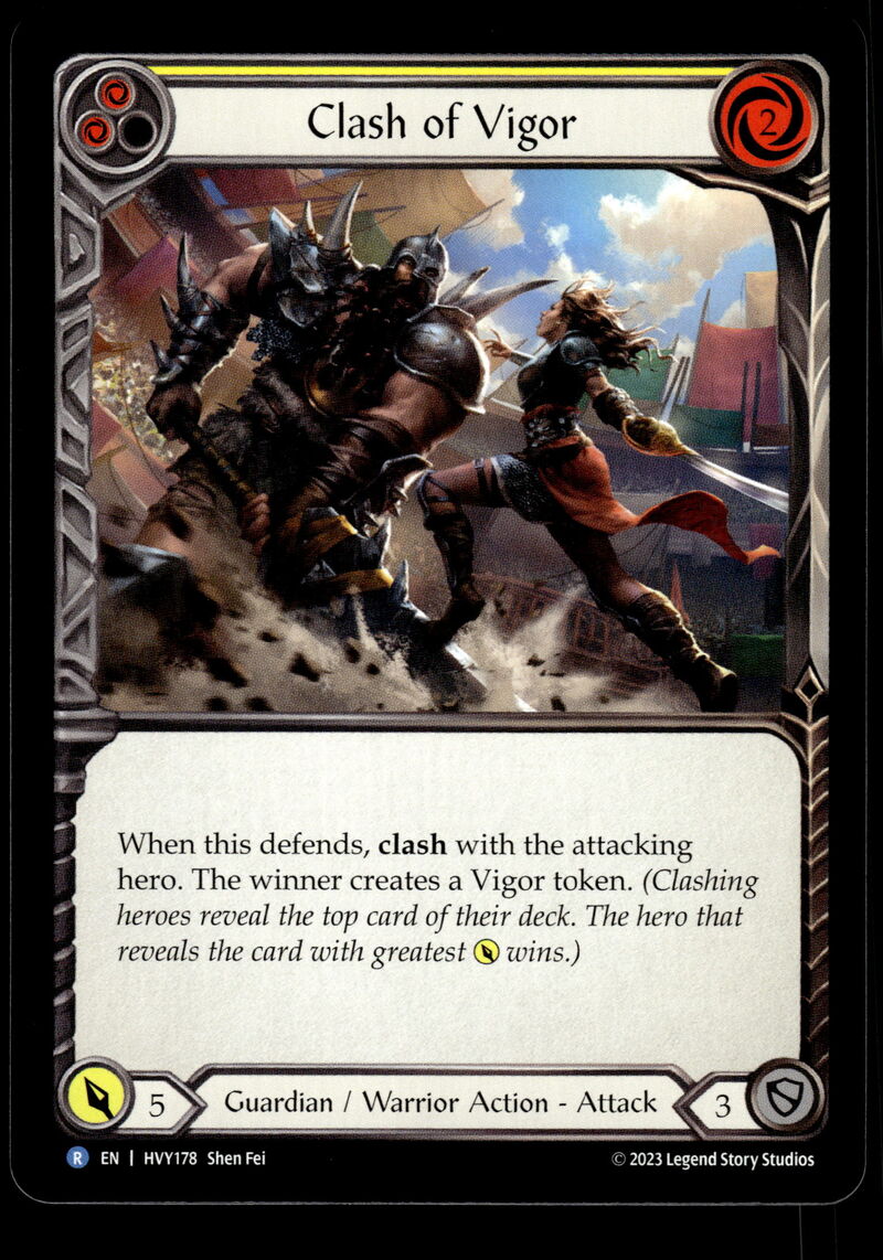 Heavy Hitters #HVY178 Clash of Vigor (Yellow)