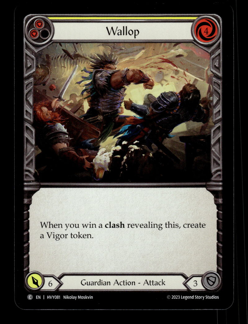 Heavy Hitters #HVY081 Wallop (Yellow) Rainbow Foils