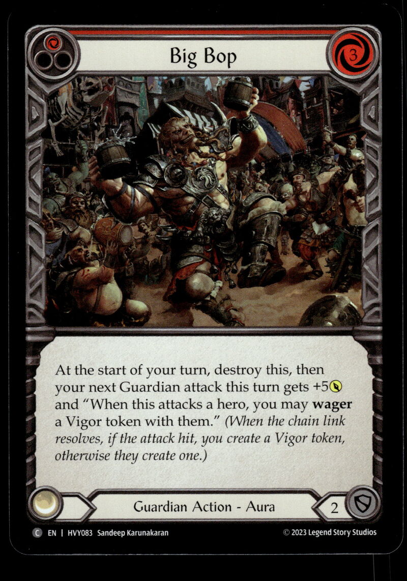 Heavy Hitters #HVY083 Big Bop (Red) Rainbow Foils