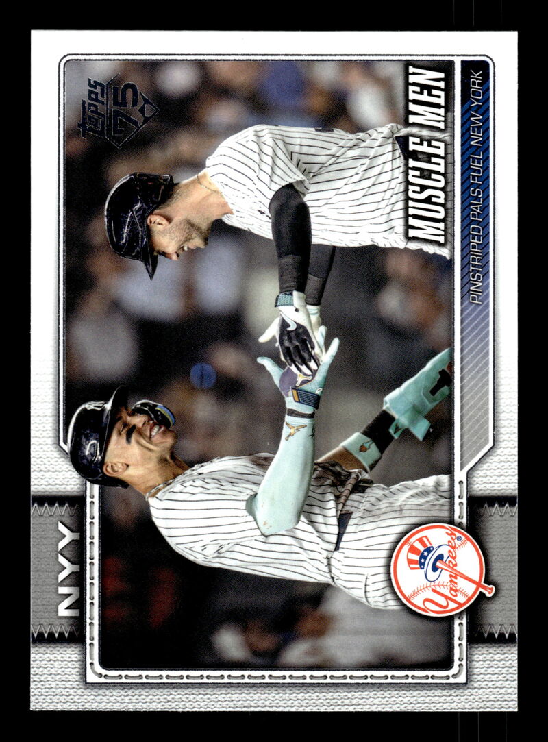 2026 Topps Series 2 #479 Muscle Men (Aaron Judge / Cody Bellinger)