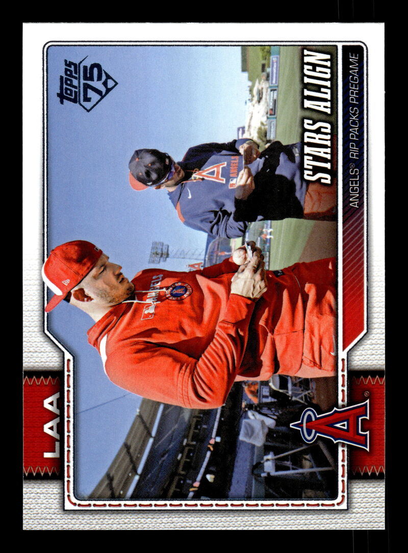 2026 Topps Series 2 #517 Stars Align (Mike Trout / Zach Neto)