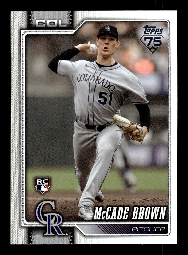 2026 Topps Series 2 #595 McCade Brown