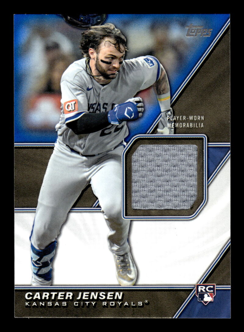 2026 Topps #MLM2-CJ Carter Jensen Major League Materials Relics (Series Two)