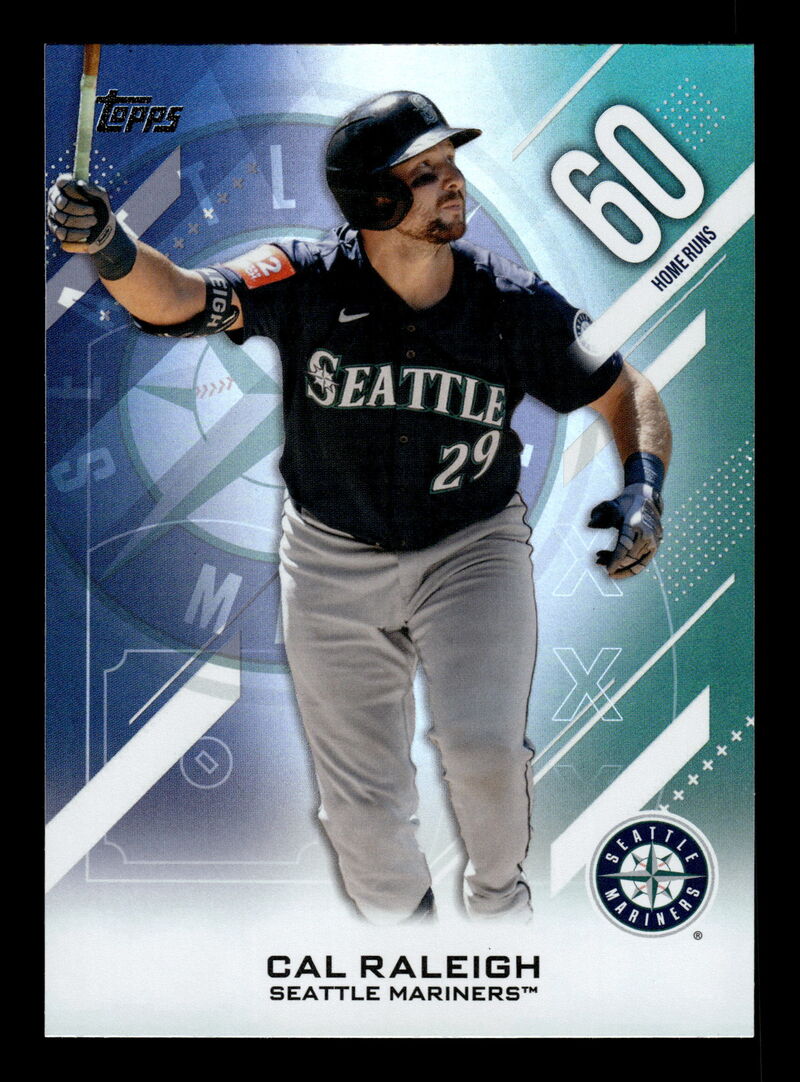 2026 Topps Series 2 #CN-5 Cal Raleigh Crooked Numbers