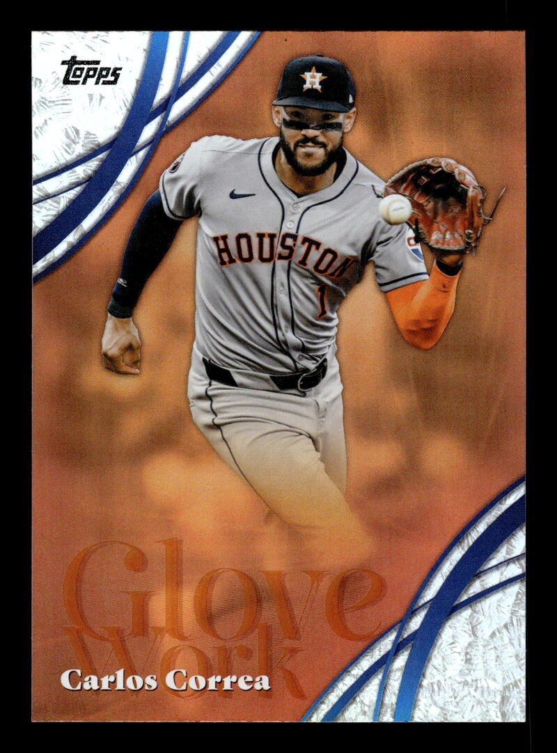 2026 Topps Series 2 #GW-52 Carlos Correa Glove Work