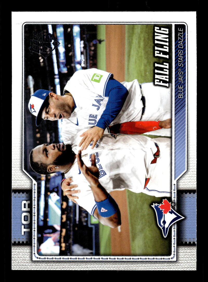 2026 Topps #356 Fall Fling (Vladimir Guerrero Jr. / George Springer)