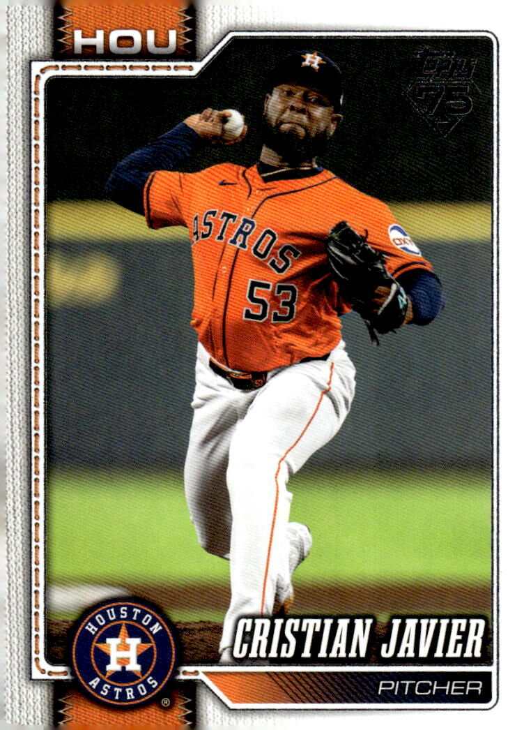 2026 Topps #599 Cristian Javier