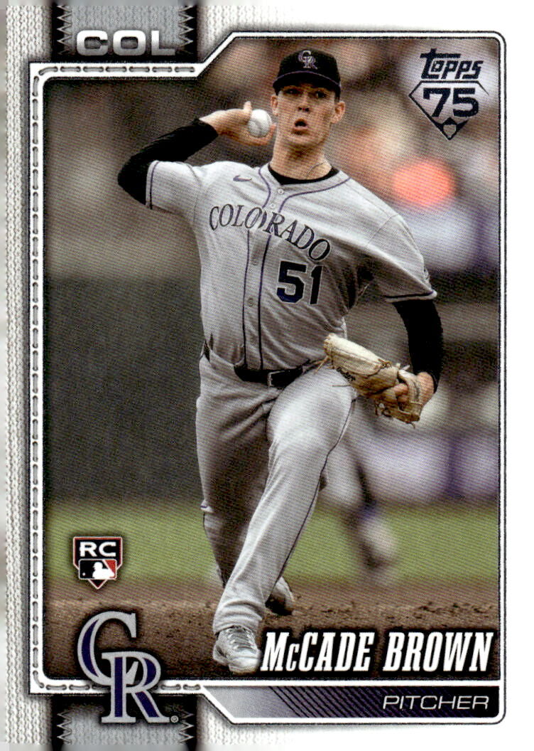 2026 Topps #595 McCade Brown