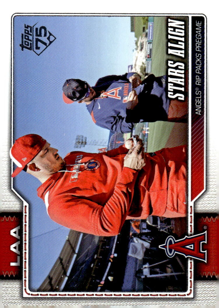 2026 Topps #517 Stars Align (Mike Trout / Zach Neto)