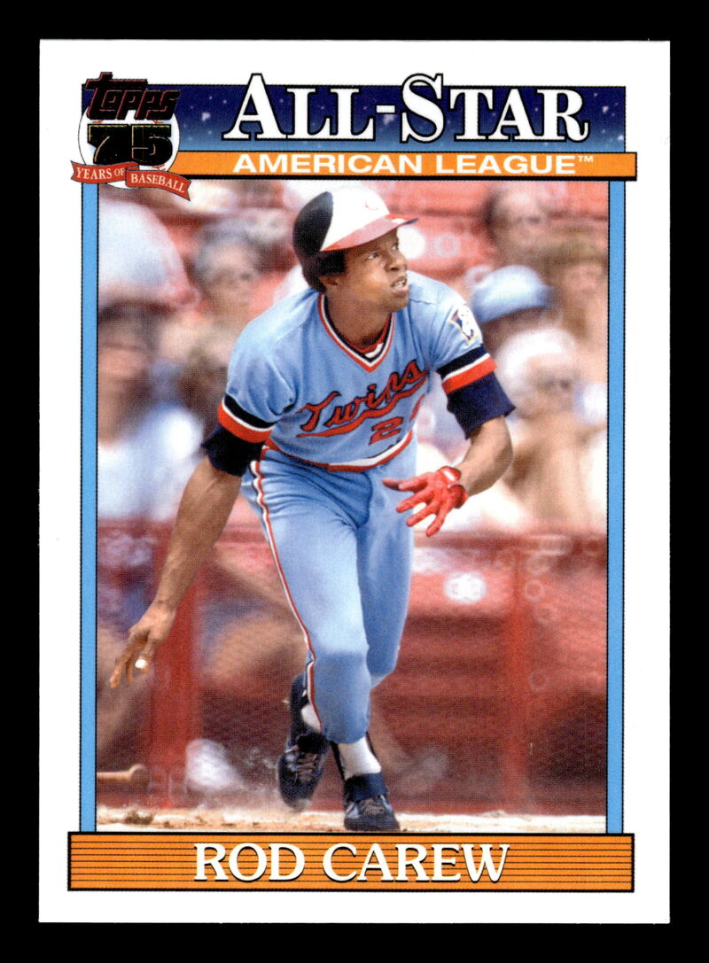 2026 Topps #91AS-48 Rod Carew 1991 Topps Baseball 35th Anniversary All-Stars