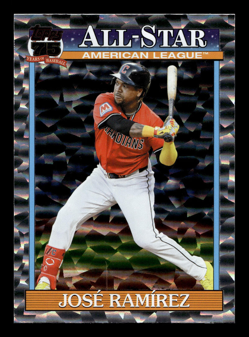 2026 Topps #91AS-27 Jose Ramirez 1991 Topps Baseball 35th Anniversary All-Stars Crackle