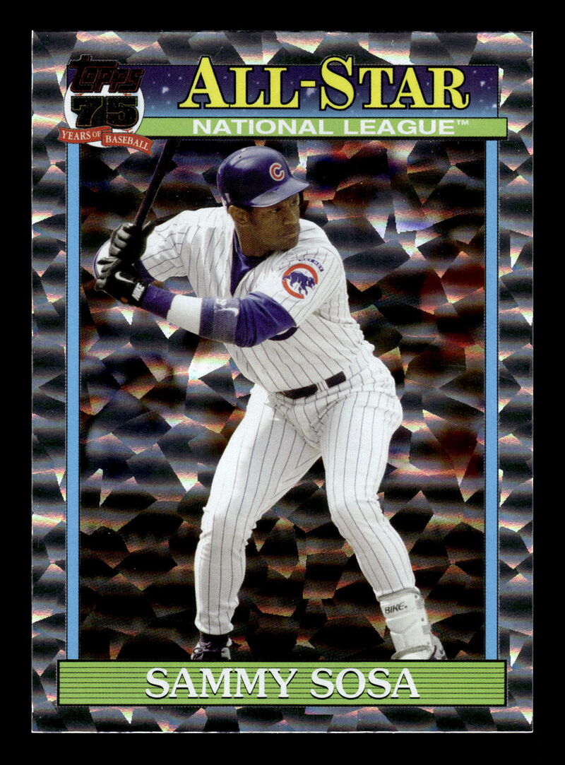 2026 Topps #91AS-5 Sammy Sosa 1991 Topps Baseball 35th Anniversary All-Stars Crackle